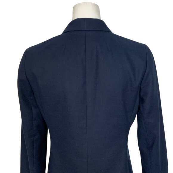 J. Crew Navy linen Jacket. - Picture 9 of 12